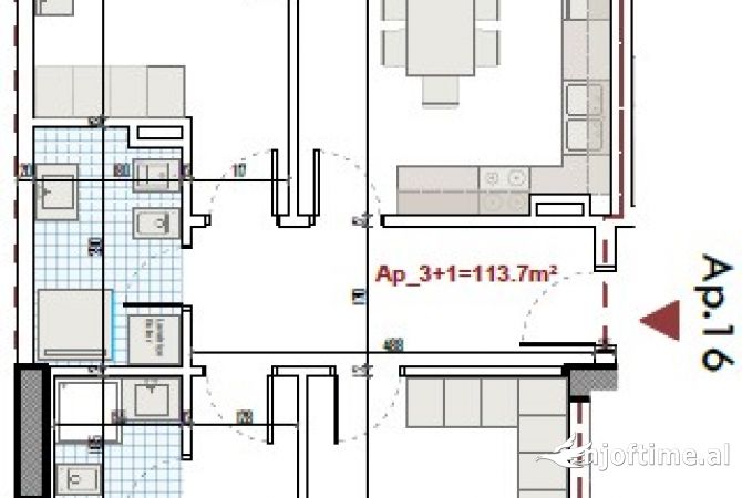 Shtepi ne shitje 3+1 ne Tirane - 118,188 Euro