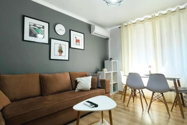 Shtepi me qera Apartament ne Tirane, 1+1, Mobilimi E mobiluar, Pagesa 65,000  Leke.