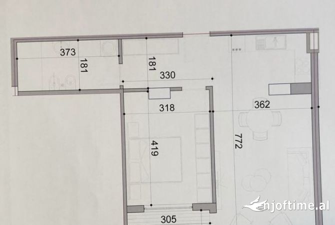 Shtepi ne shitje 1+1 ne Tirane - 115,000 Euro