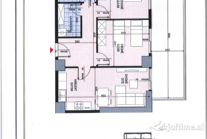 Shtepi ne shitje 2+1 ne Tirane - 151,000 Euro