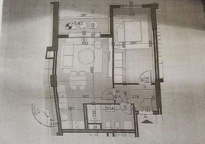 Shtepi ne shitje 1+1 ne Tirane - 95,200 Euro