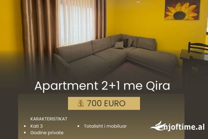 Shtepi me qera 2+1 ne Tirane - 700 Euro