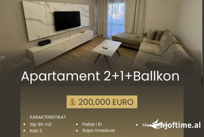 Shtepi ne shitje 2+1 ne Tirane - 200,000 Euro