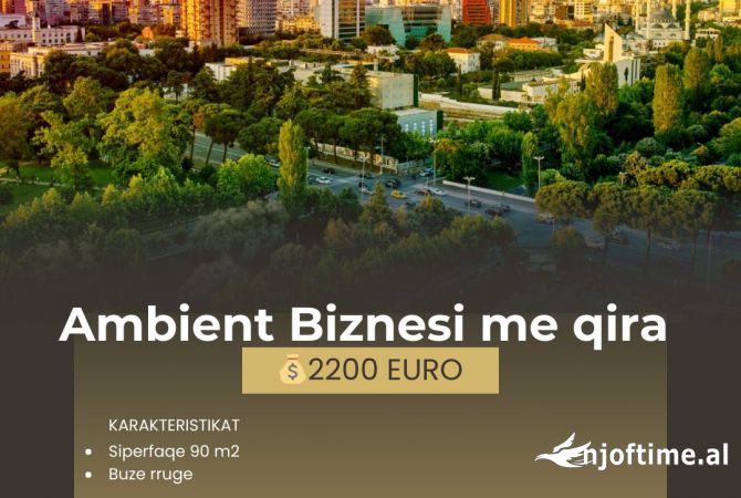 Ambient biznesi me qera 1+1 ne Tirane - 2,200 Euro