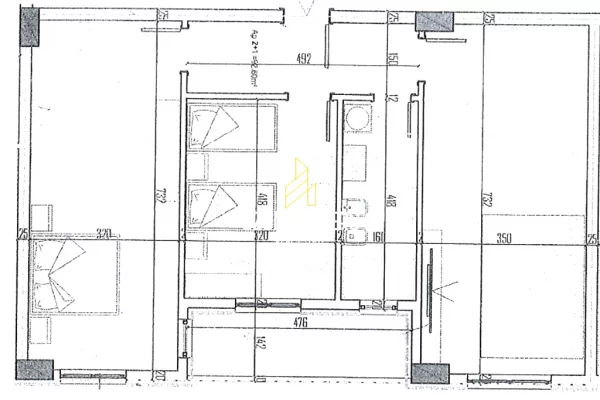 Shtepi ne shitje Apartament ne Tirane, 2+1, Mobilimi Bosh, pa mobiluar, Pagesa 128,184  Euro.