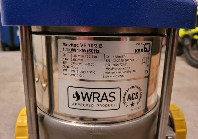 Pompa uji KSB movitec 