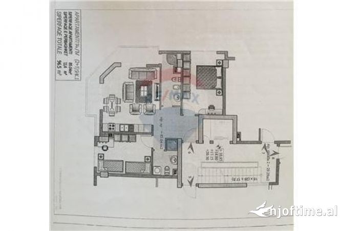 Shtepi ne shitje Apartament ne Tirane, 2+1, Mobilimi E mobiluar, Pagesa 90,000  Euro.