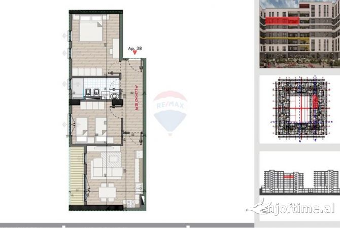 Shtepi ne shitje 2+1 ne Tirane - 107,000 Euro