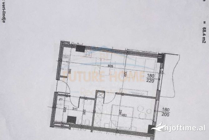 Shtepi ne shitje 1+1 ne Tirane - 68,410 Euro