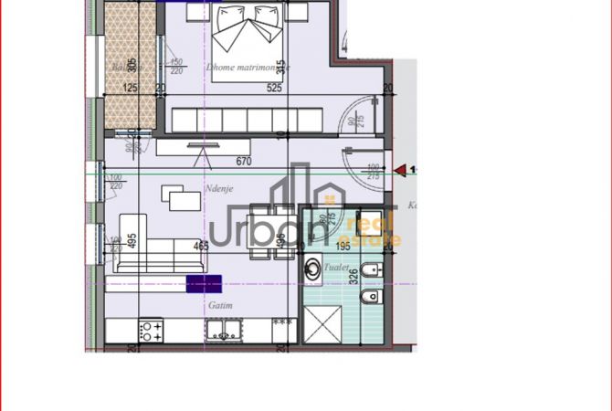 Shtepi ne shitje 1+1 ne Tirane - 96,400 Euro