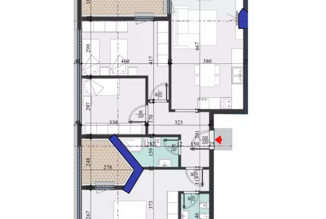 Shtepi ne shitje 3+1 ne Tirane - 238,000 Euro