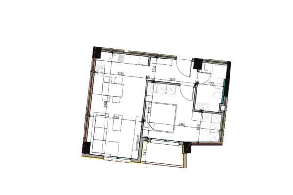 Shtepi ne shitje 1+1 ne Tirane - 82,450 Euro