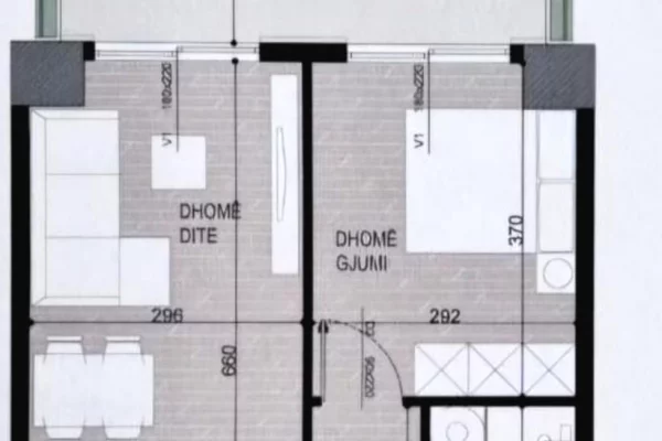 Shtepi ne shitje 1+1 ne Tirane - 108,500 Euro