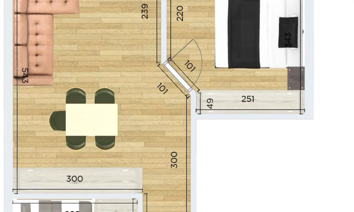 Apartment for sale in Vlora 2+1, Emty