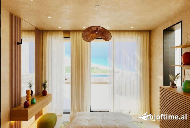 Shtepi ne shitje Vila Luksoze ne Himare, 3+1, Mobilimi Bosh, pa mobiluar, Pagesa 950,000  Euro.