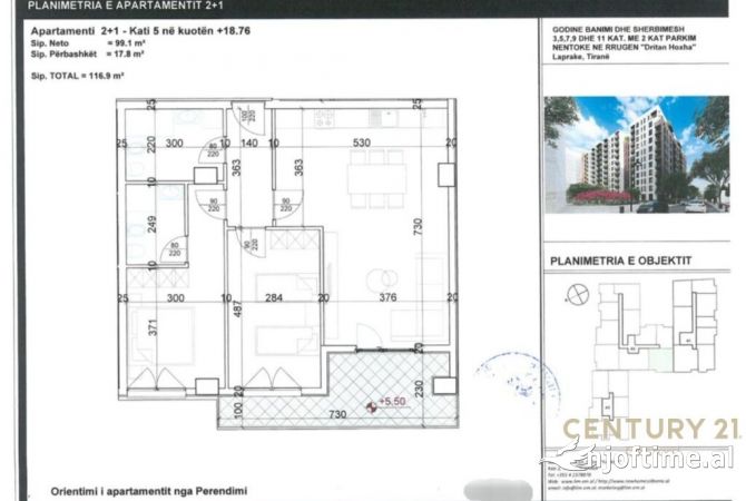 Shtepi ne shitje 2+1 ne Tirane - 165,000 Euro