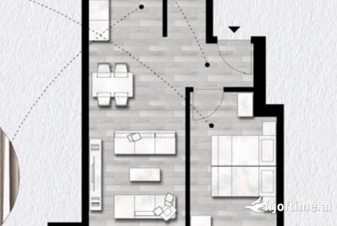 Shtepi ne shitje 1+1 ne Tirane - 117,650 Euro