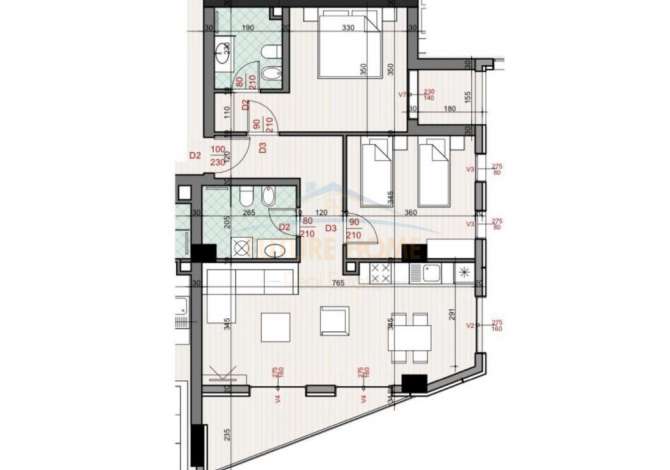 Casa in vendita 2+1 a Tirana - 164,500 Euro
