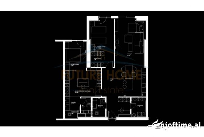Shtepi ne shitje Apartament ne Tirane, 2+1, Mobilimi E mobiluar, Pagesa 950,003  Euro.