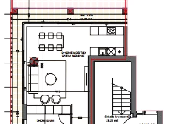 Shtepi ne shitje Apartament ne Vlore, 1+1, Mobilimi Bosh, pa mobiluar, Pagesa 310,400  Euro.