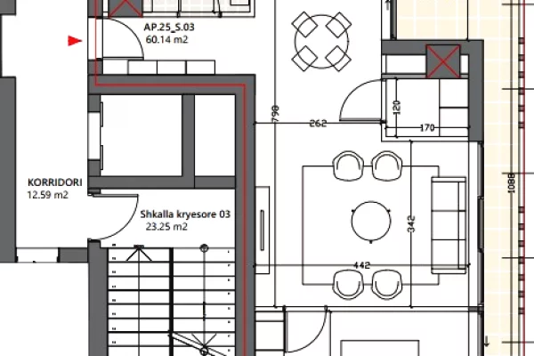 Shtepi ne shitje Apartament ne Vlore, 1+1, Mobilimi Bosh, pa mobiluar, Pagesa 310,400  Euro.