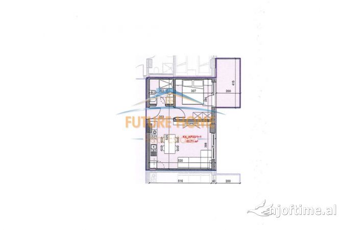 Shtepi ne shitje 1+1 ne Tirane - 112,000 Euro