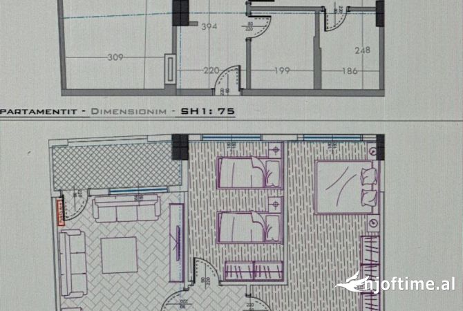 Shtepi ne shitje 2+1 ne Tirane - 175,000 Euro