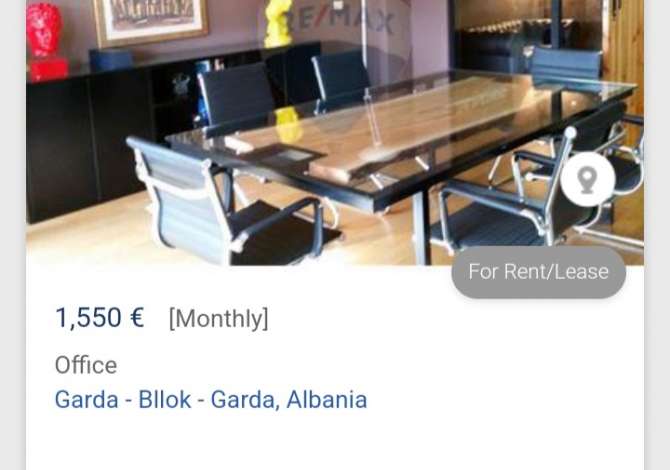 Ambient biznesi me qera 1+1 ne Tirane - 1,500 Euro