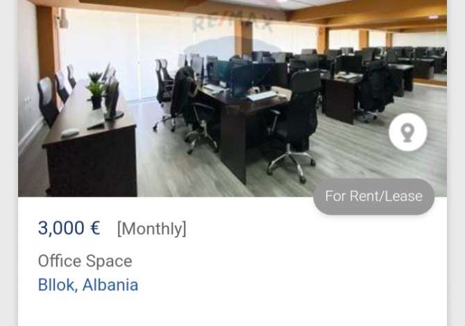 Ambient biznesi me qera 3+1 ne Tirane - 3,000 Euro