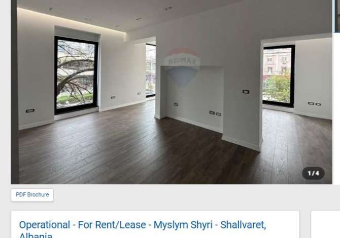Ambient biznesi me qera 3+1 ne Tirane - 1,500 Euro