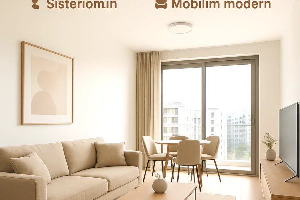 House for Rent 1+1 in Tirana - 55,000 Leke