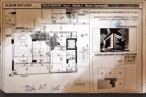 Casa in vendita 2+1 a Tirana - 145,600 Euro
