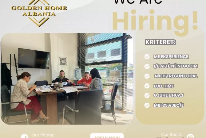 Njoftime Pune Agjent/e Imobiliar/e