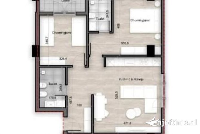 Shtepi ne shitje 2+1 ne Tirane - 150,000 Euro