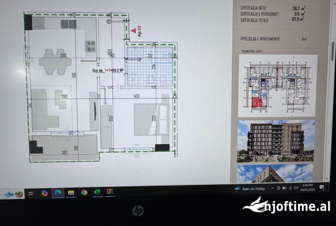 Shtepi ne shitje 1+1 ne Tirane - 64,000 Euro