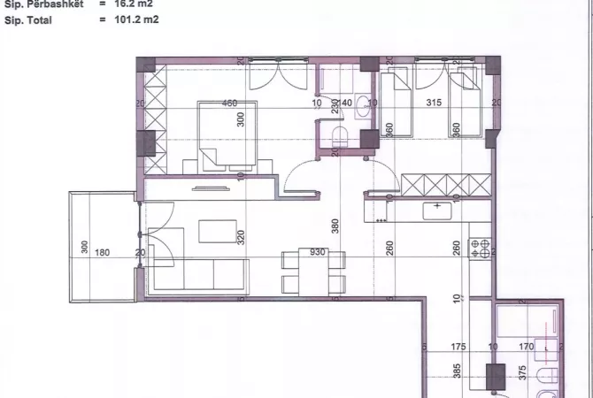 House for Sale 2+1 in Tirana - 150,000 Euro