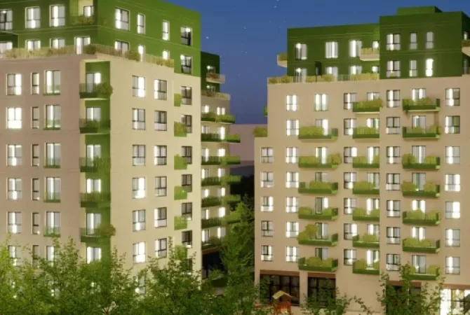 Shtepi ne shitje Apartament ne Tirane, 1+1, Mobilimi Bosh, pa mobiluar, Pagesa 107,000  Euro.