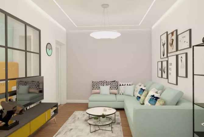 House for Rent 1+1 in Tirana - 1,000 Euro