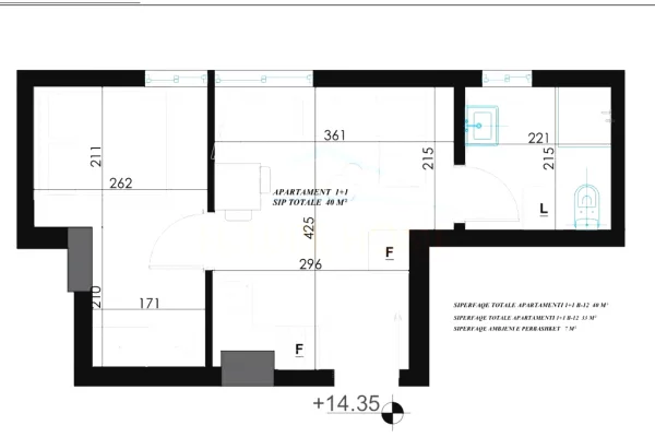 Apartment for sale in Tirana 1+1, Furnished