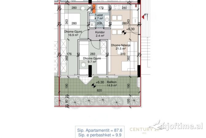 Shtepi ne shitje 2+1 ne Durres - 195,000 Euro