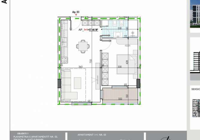 Shtepi ne shitje 1+1 ne Tirane - 57,000 Euro