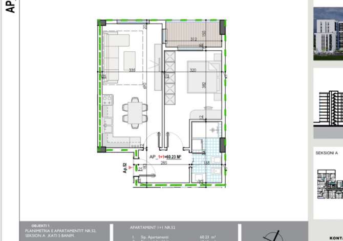 Shtepi ne shitje 1+1 ne Tirane - 59,797 Euro