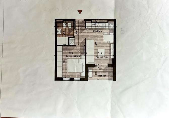 Shtepi ne shitje 1+1 ne Tirane - 53,000 Euro