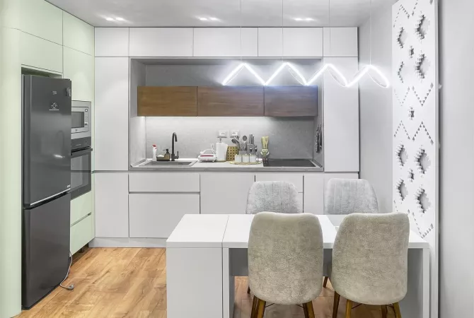 Apartment for rent in Tirana 1+1, Furnished