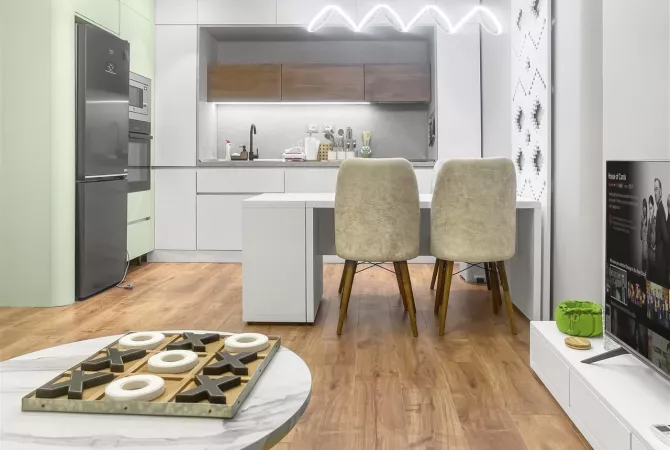 Apartment for rent in Tirana 1+1, Furnished