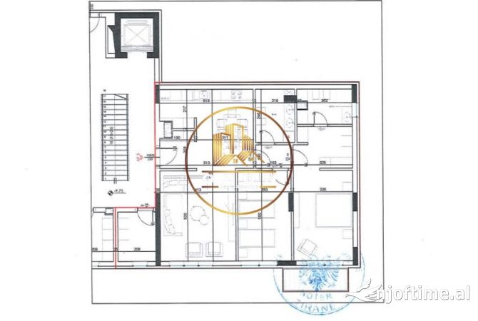 Shtepi ne shitje Apartament ne Tirane, 2+1, Mobilimi Bosh, pa mobiluar, Pagesa 154,924  Euro.