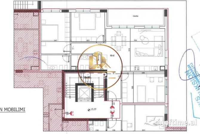 Shtepi ne shitje Apartament ne Tirane, 2+1, Mobilimi Bosh, pa mobiluar, Pagesa 302,490  Euro.