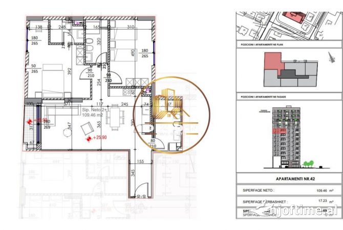 Shtepi ne shitje Apartament ne Tirane, 2+1, Mobilimi E mobiluar, Pagesa 121,500  Euro.