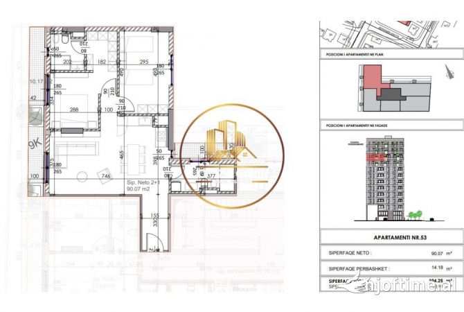 Shtepi ne shitje Apartament ne Tirane, 2+1, Mobilimi E mobiluar, Pagesa 121,500  Euro.