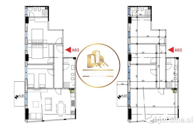 Shtepi ne shitje Apartament ne Tirane, 3+1, Mobilimi Bosh, pa mobiluar, Pagesa 183,365  Euro.